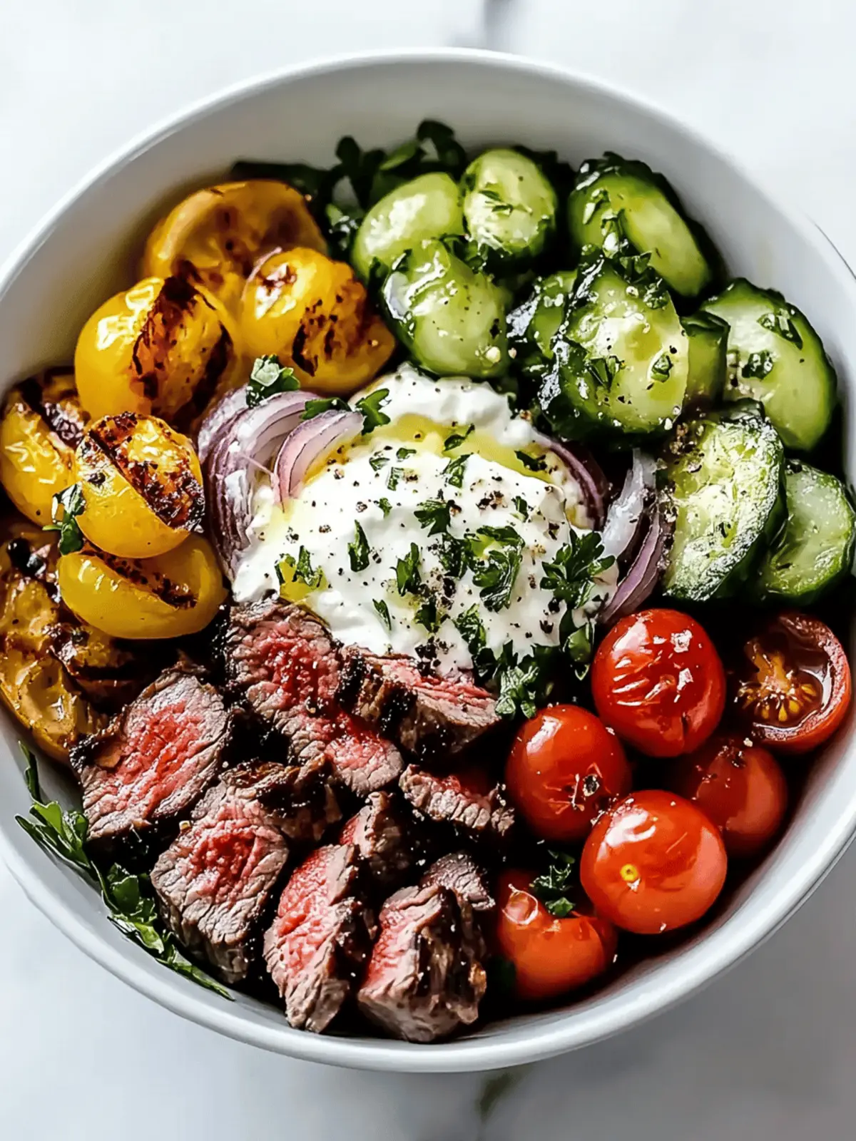 Mediterranean Steak Bowl