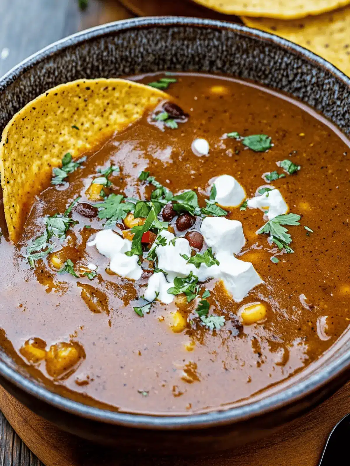 Mexican Style Black Bean Soup