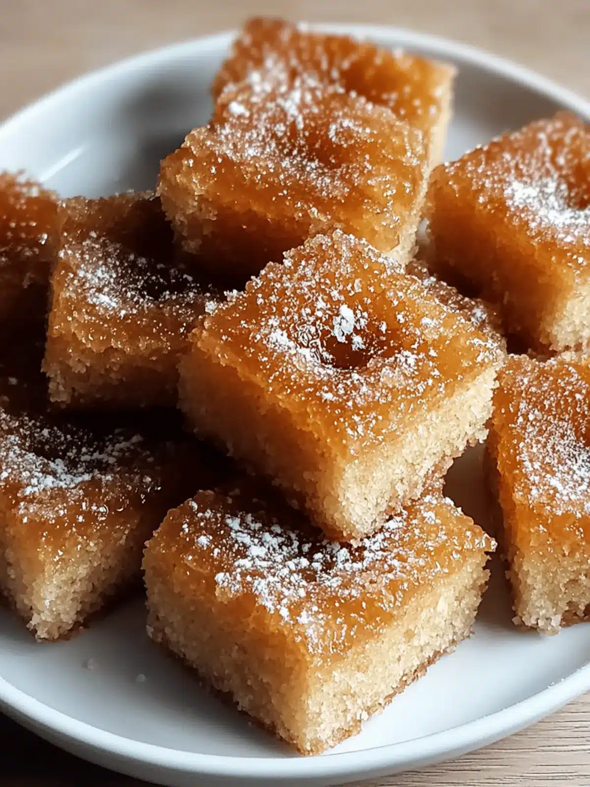 Soft Baked Maple Donut Bars