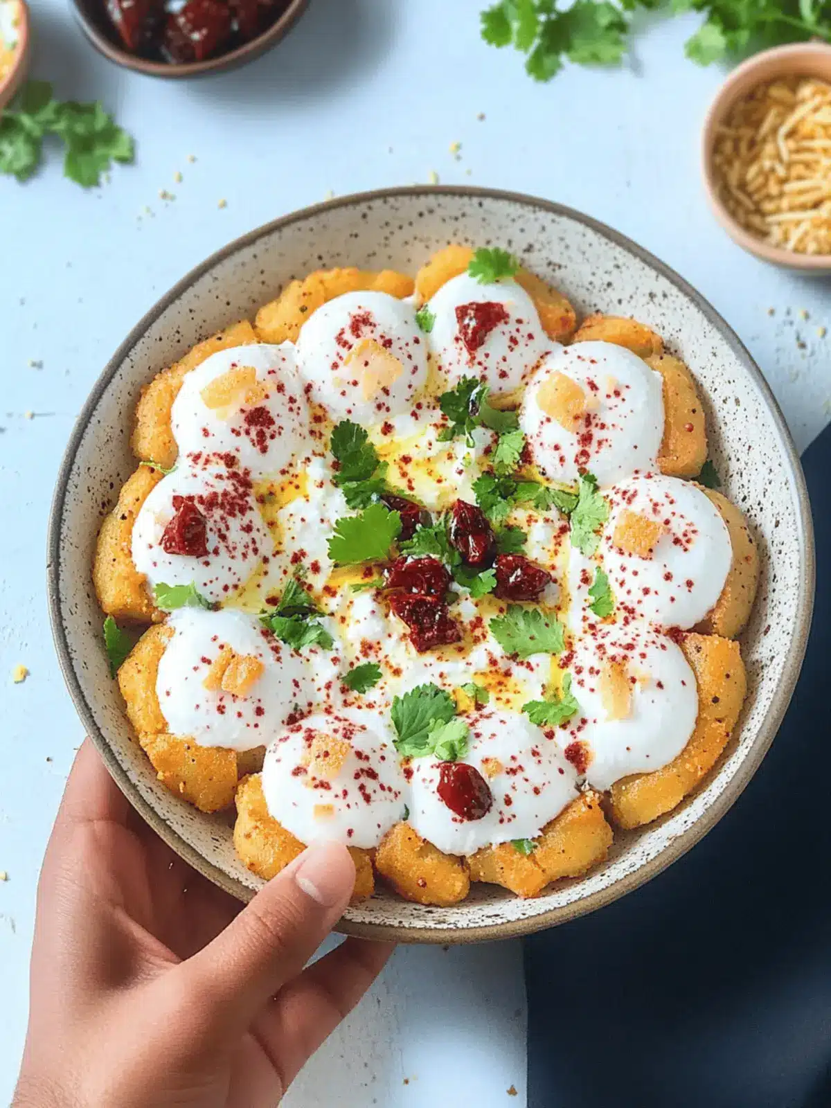 No fry Dahi Vada