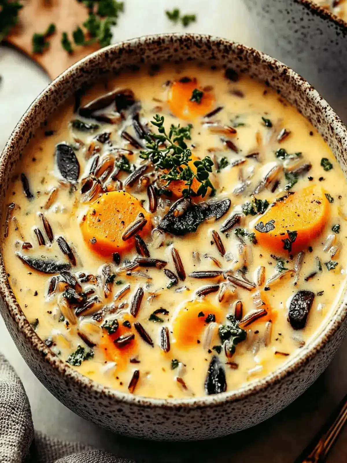 Autumn Wild Rice Soup