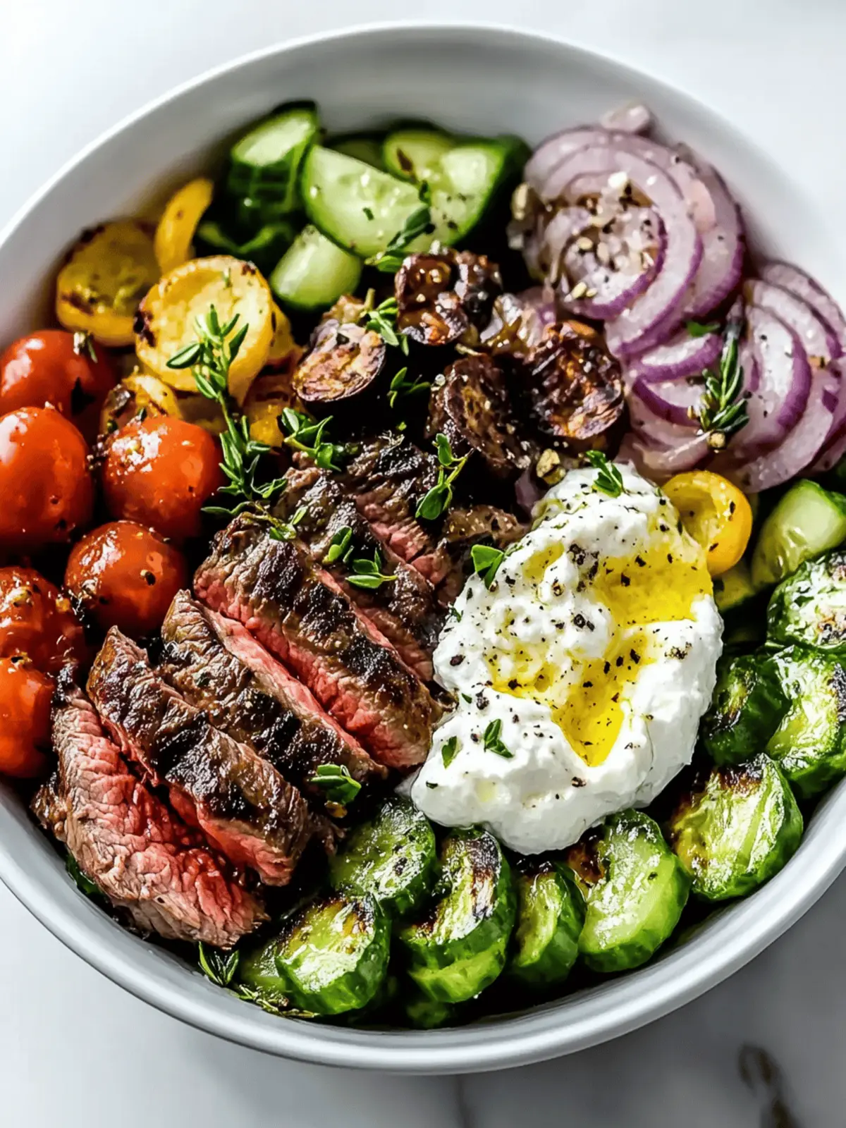 Mediterranean Steak Bowl