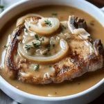 Crockpot Pork Chops with French Onion Soup