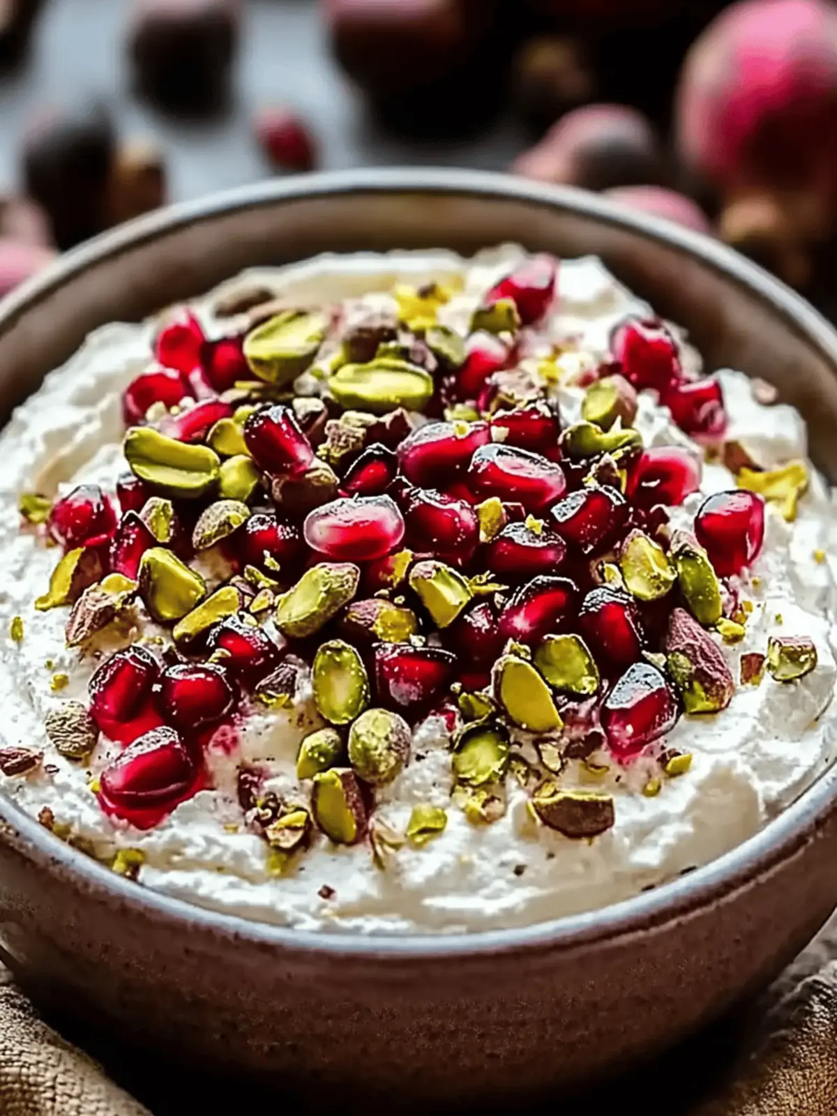 Pomegranate Pistachio Whipped Feta