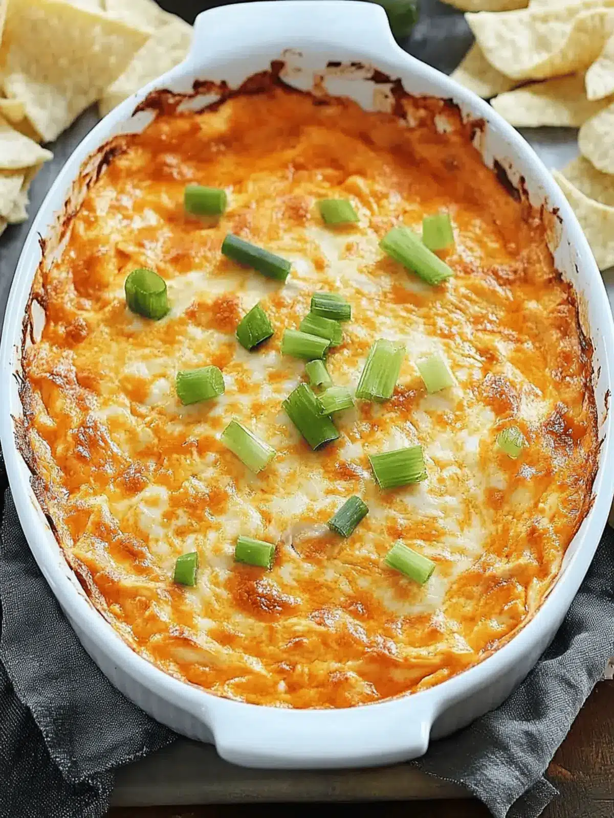 Classic Baked Buffalo Chicken Dip