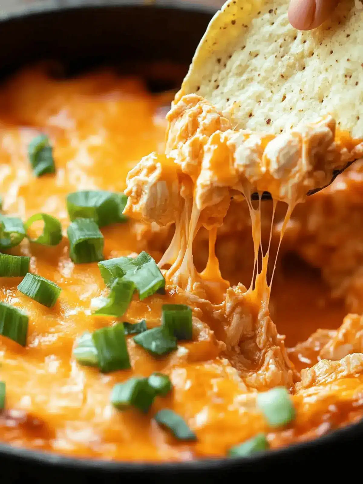Vegas Showstopper Buffalo Chicken Dip