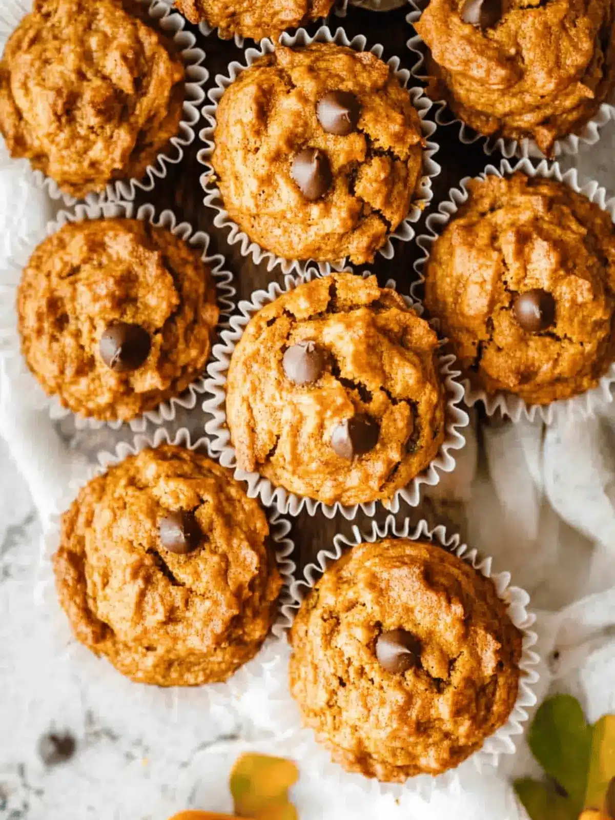 Fluffy Pumpkin Zucchini Muffins