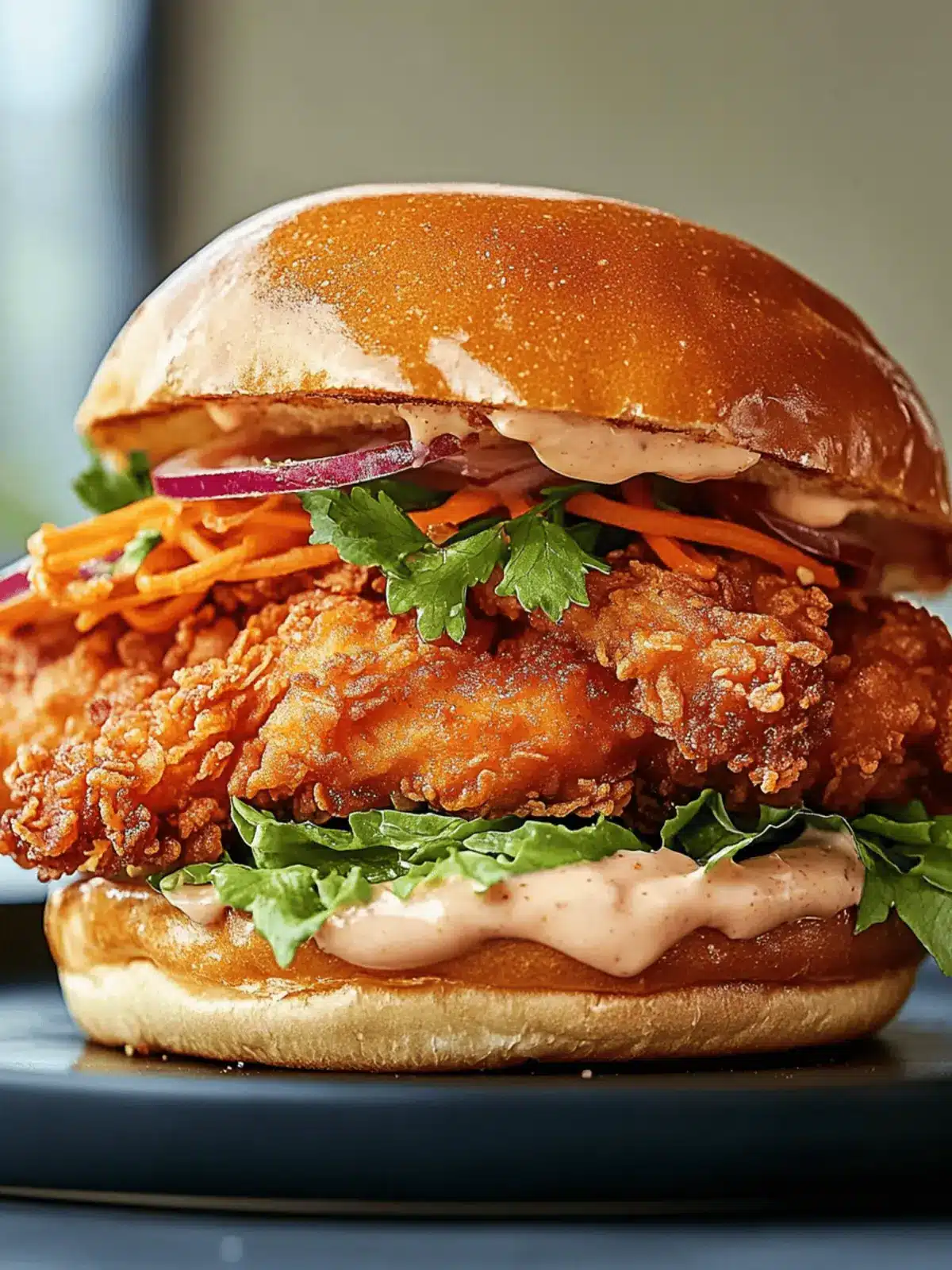 Thai Fried Chicken Sandwich