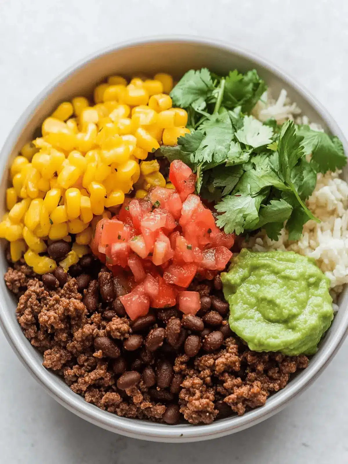 Ground Beef Burrito Bowl