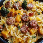 Autumn Sausage Pasta Squash