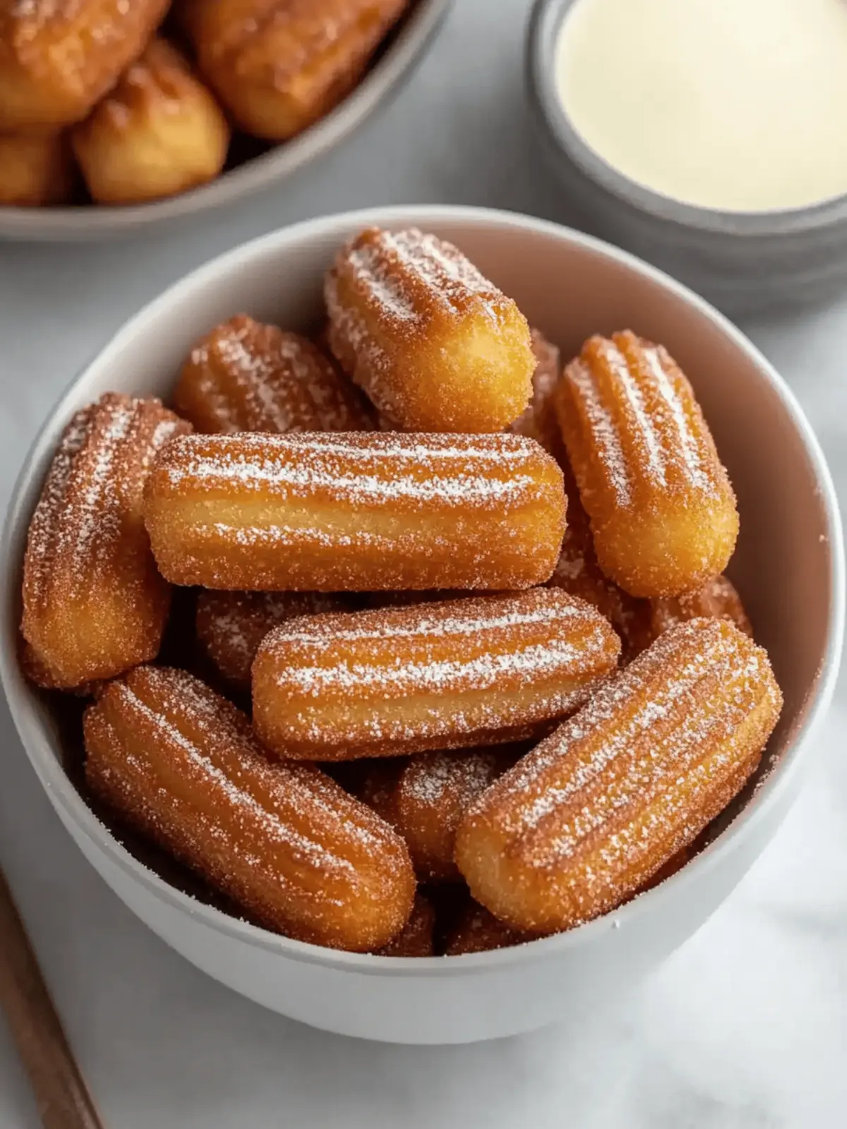 Delicious Baked Churro Bites
