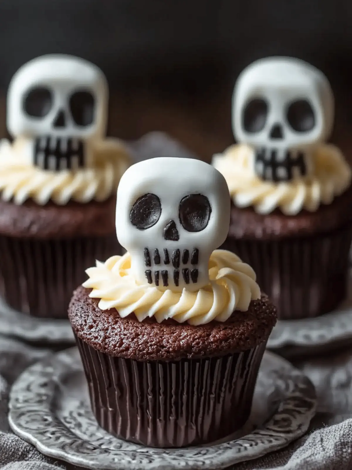 Skeleton Cupcakes