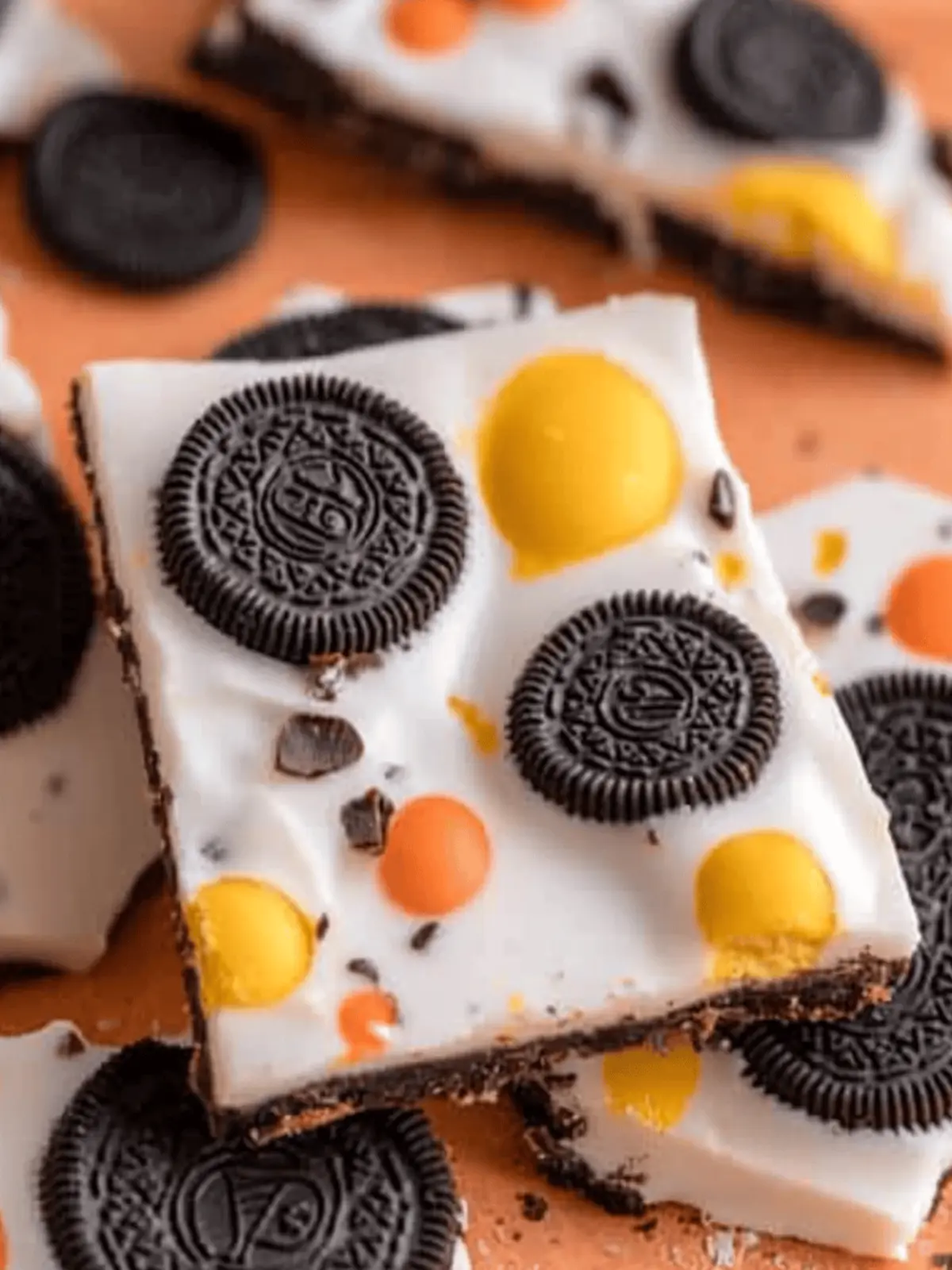 Chocolate Halloween Oreo Bark