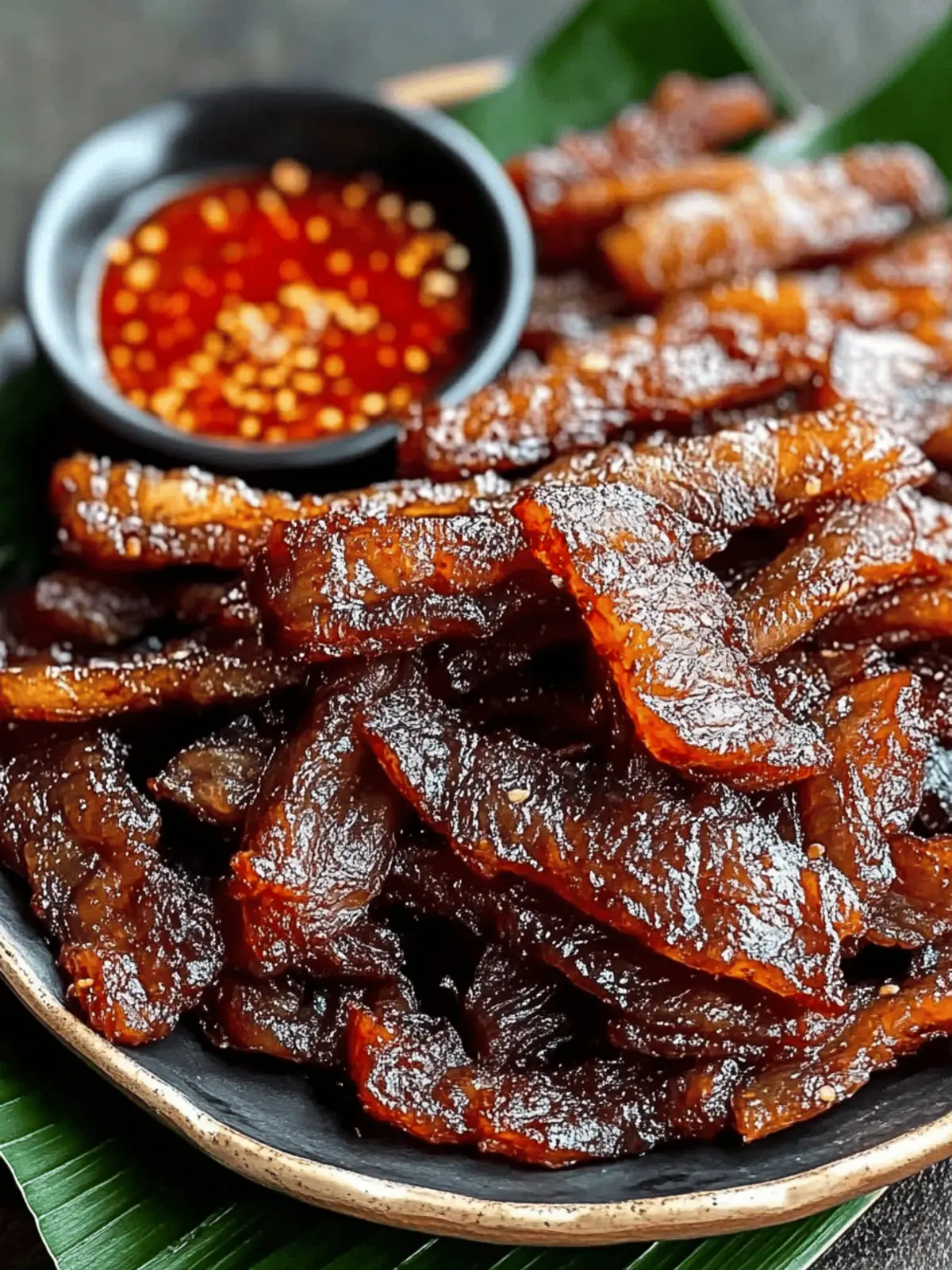 Thai pork jerky