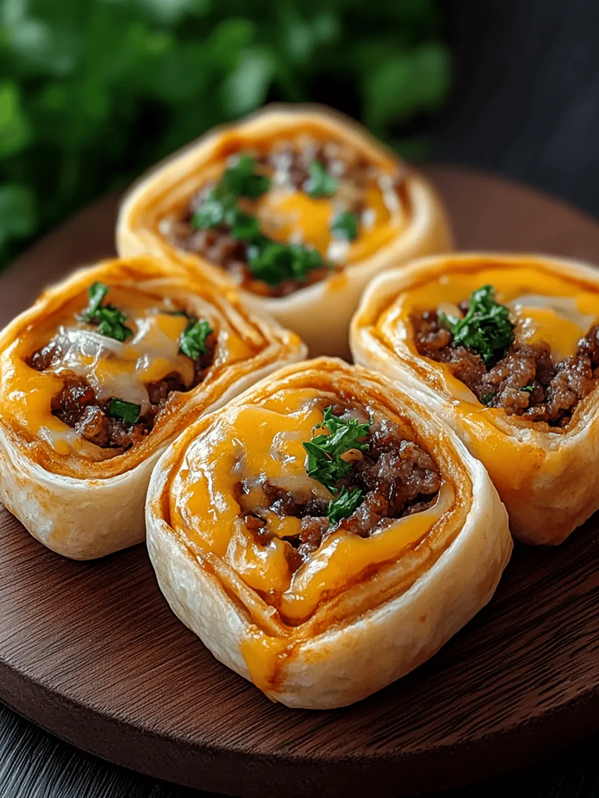 Cheeseburger Rollups