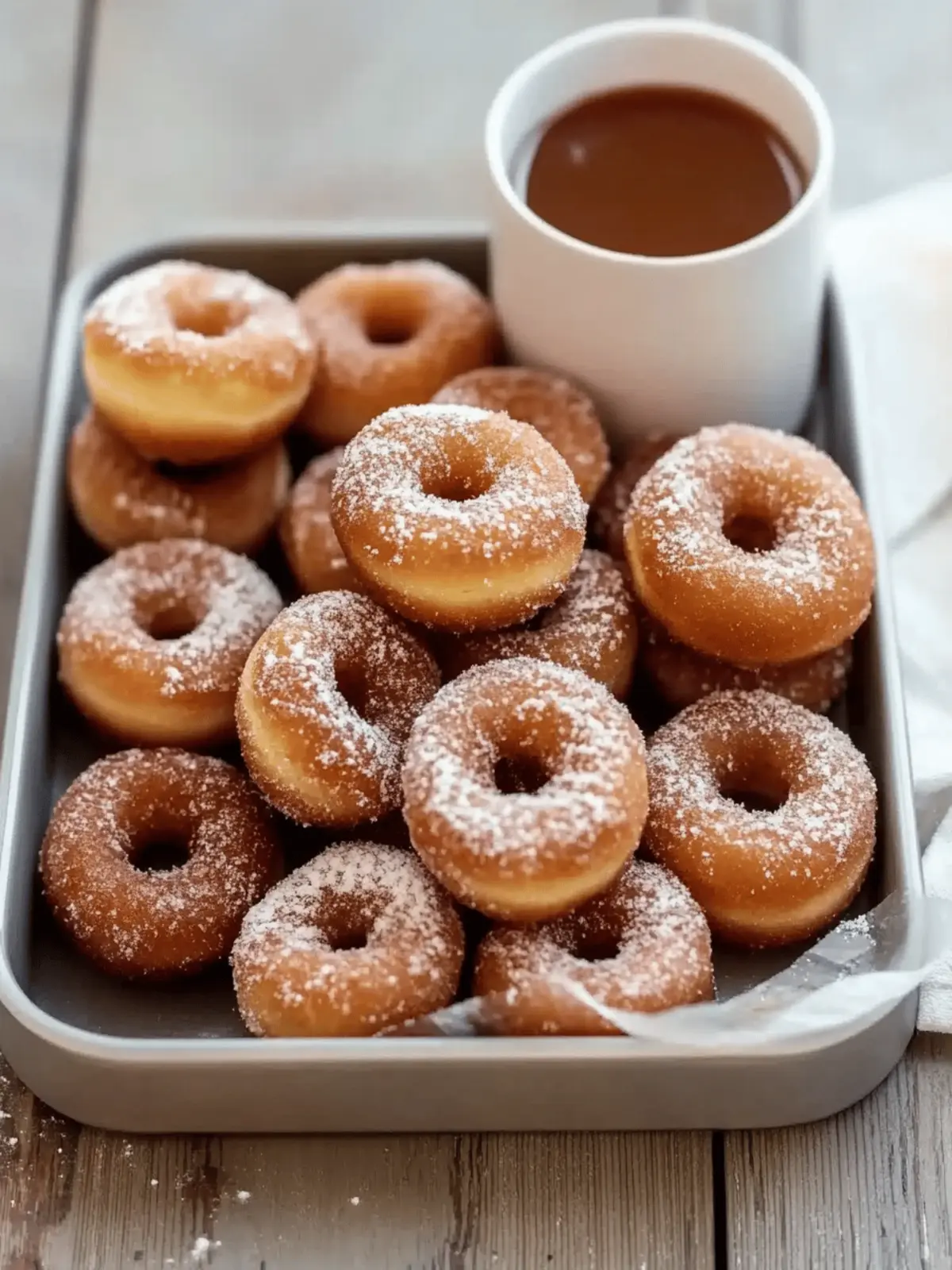 Sweet Churro Donut Bites