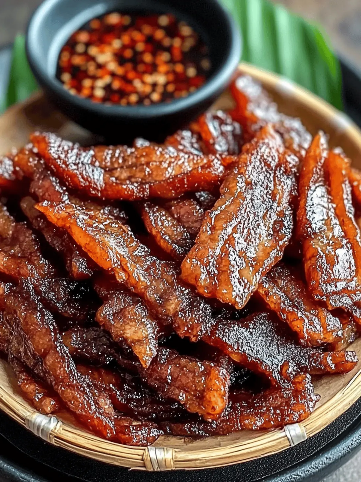 Thai pork jerky