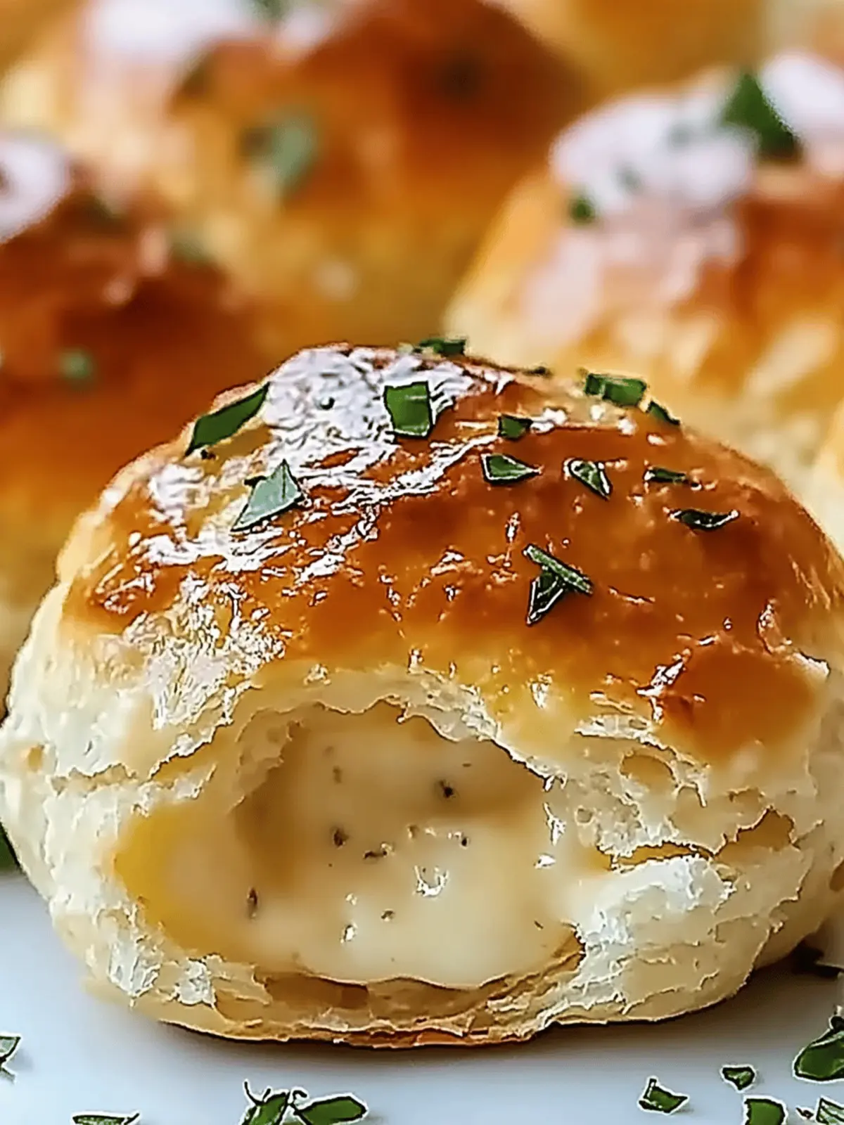 Pillsbury Biscuit Garlic Butter Cheese Bombs