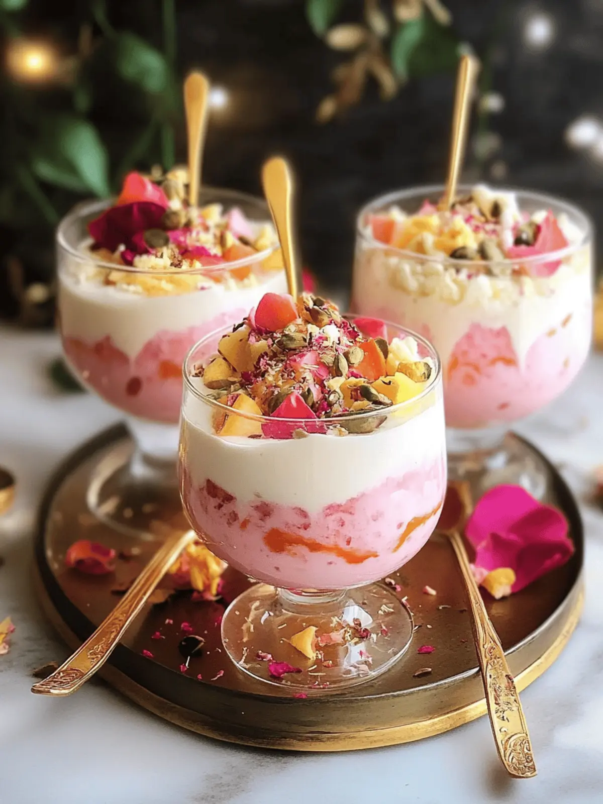 Rose Rasmalai Falooda
