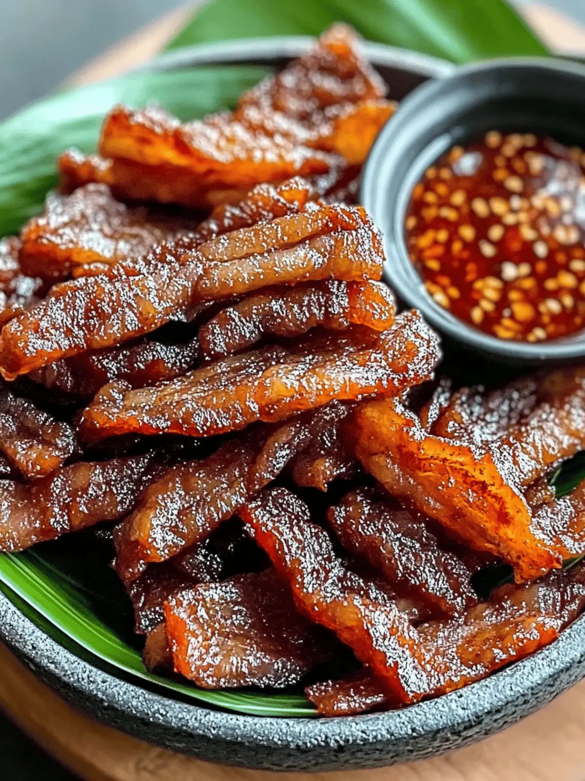 Thai pork jerky