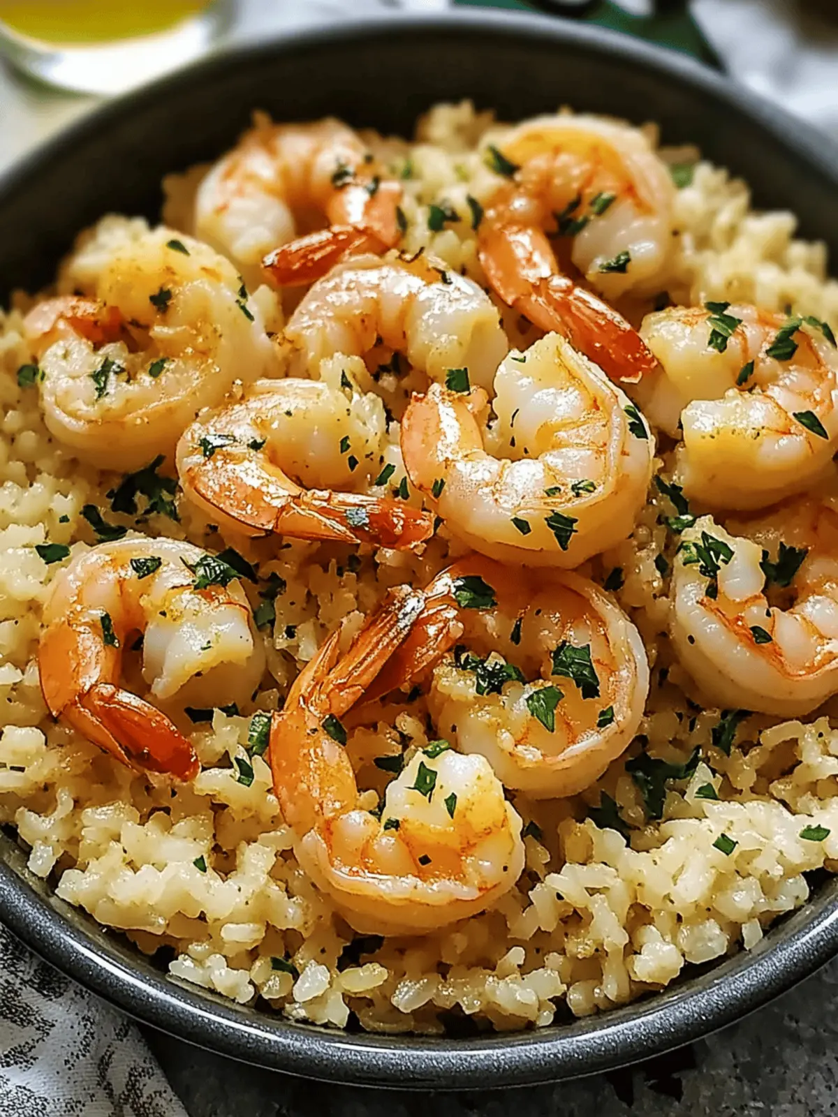 One-Pot Garlic Butter Shrimp and Rice