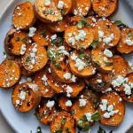 Honey Feta Sweet Potato Rounds