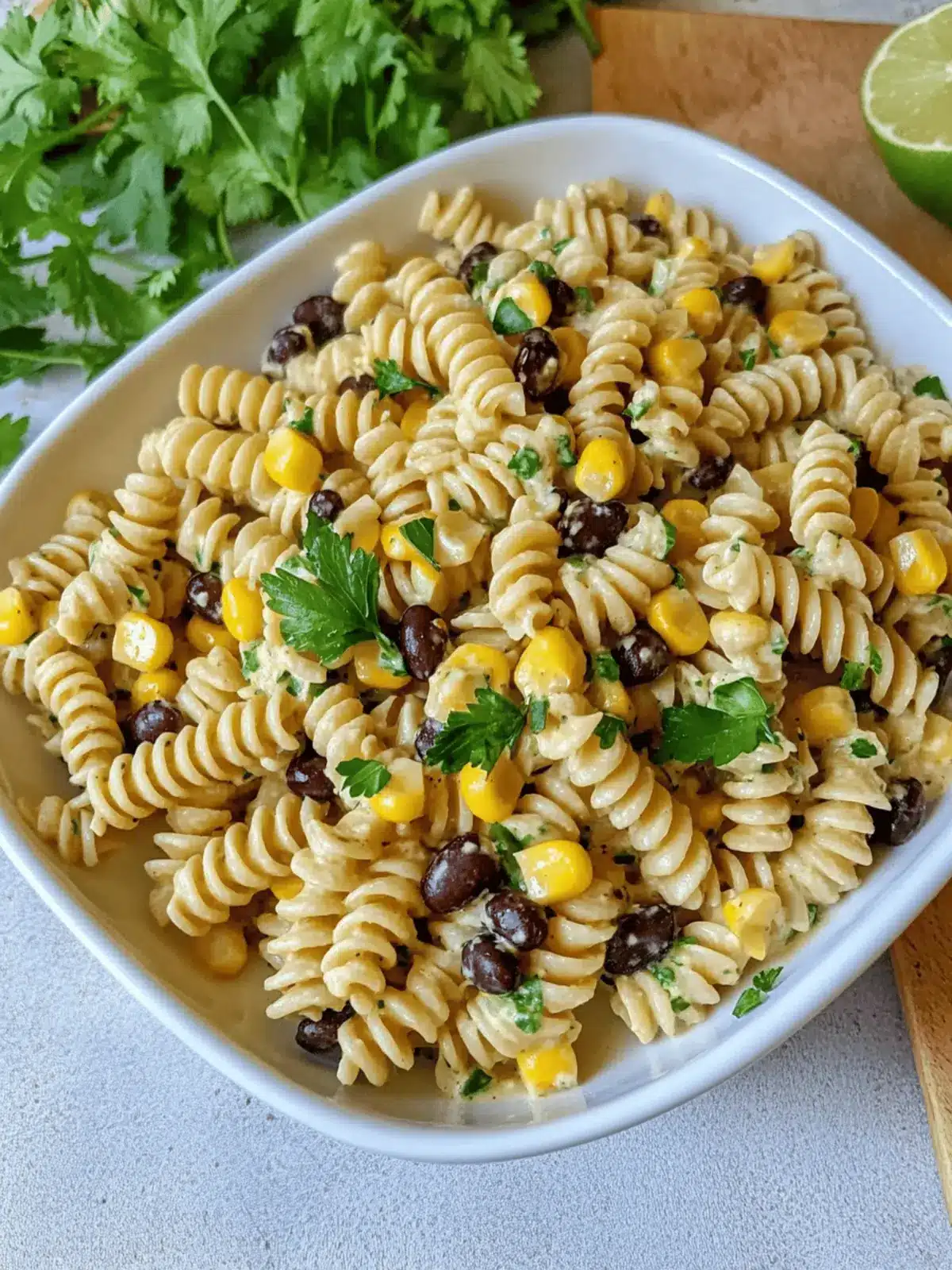 Black Bean and Corn Pasta Salad