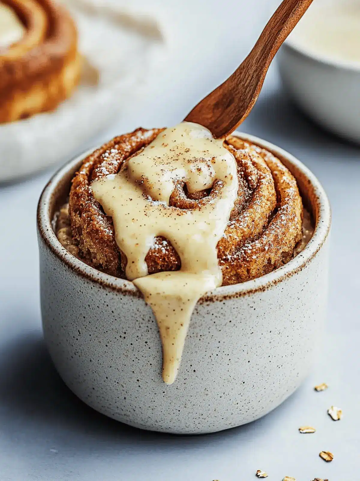 High-Protein Cinnamon Roll Baked Oats