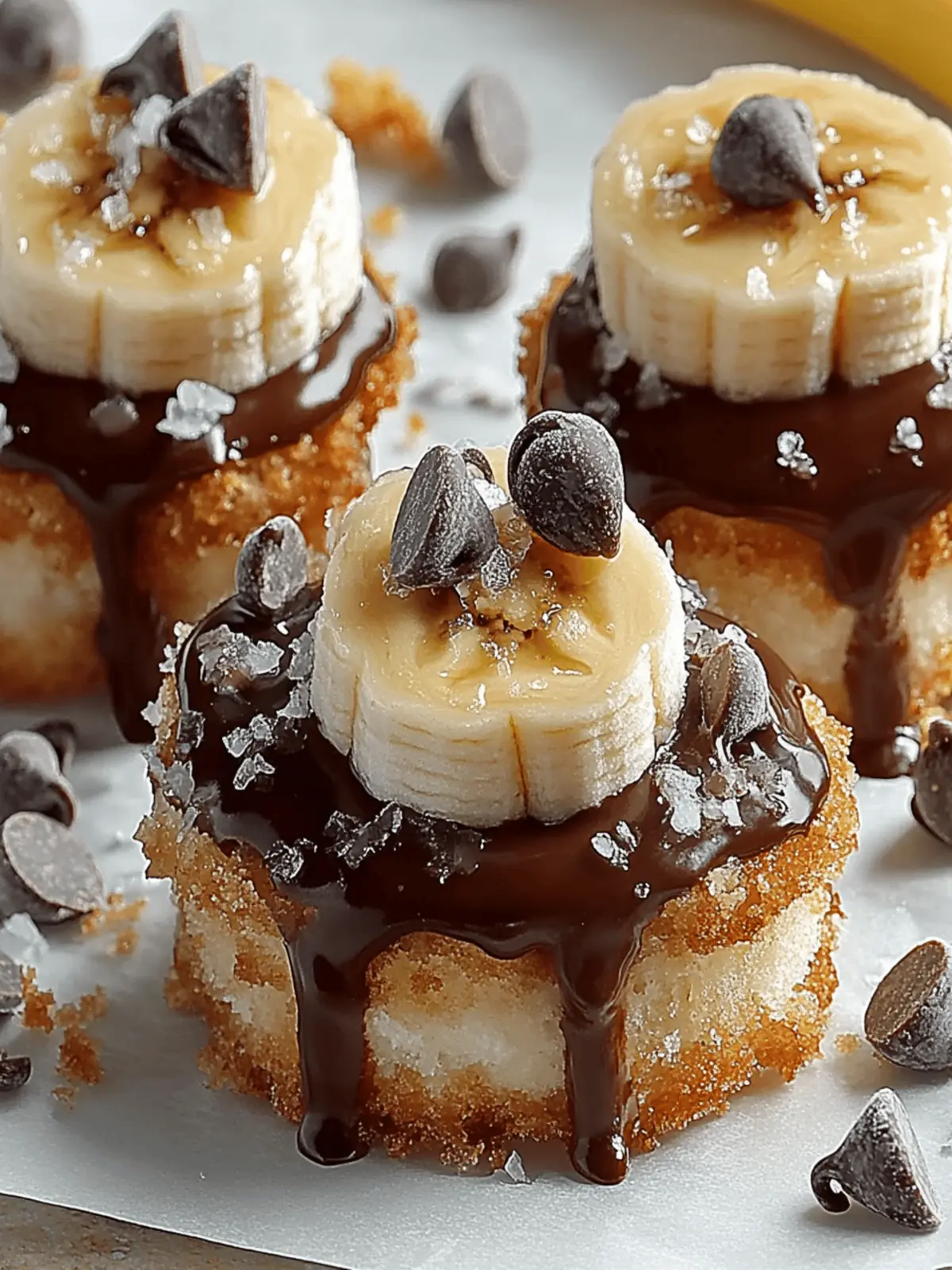 Frozen Chocolate Chip Banana Bites