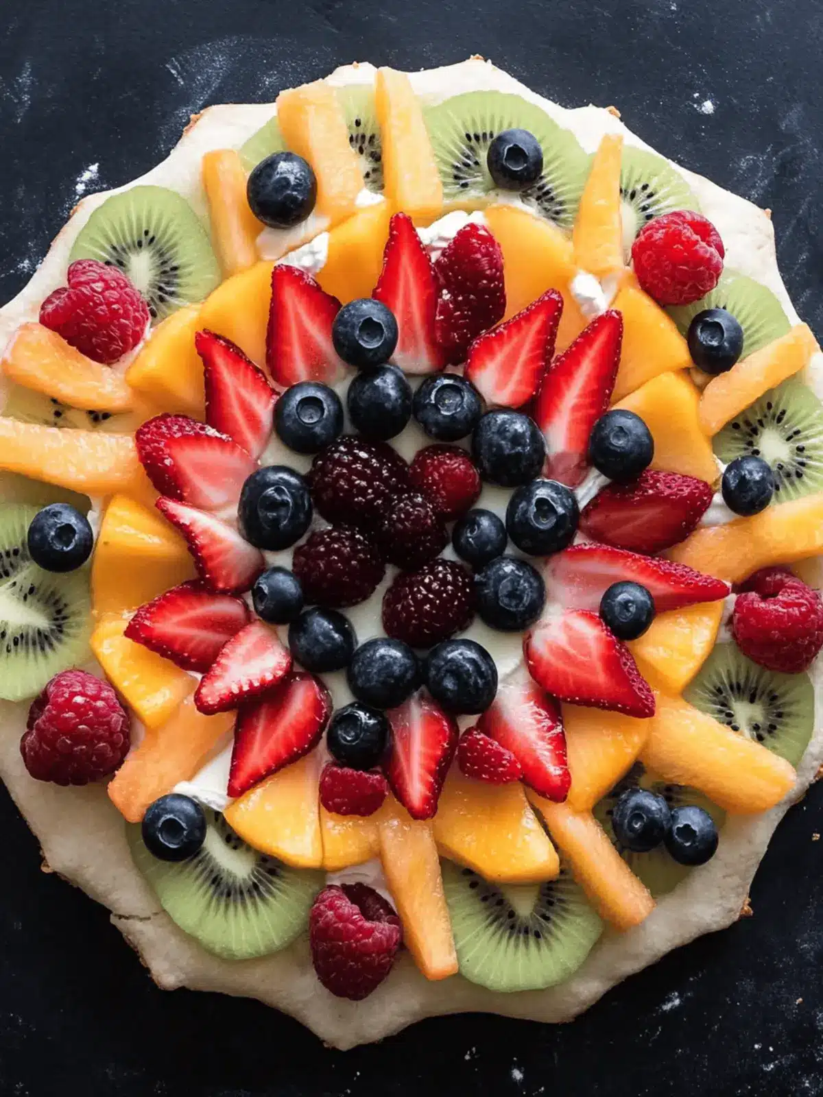 Fruit Pizza with Cream Cheese