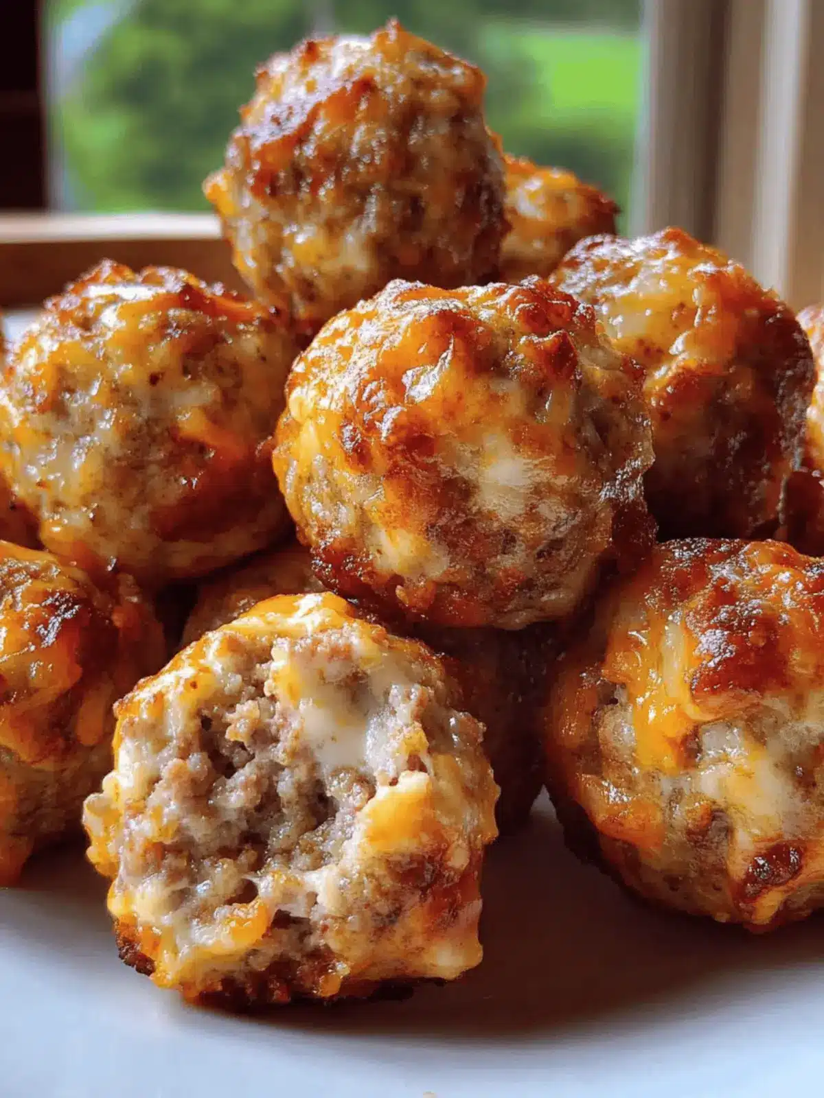 Rotel Cream Cheese Sausage Balls