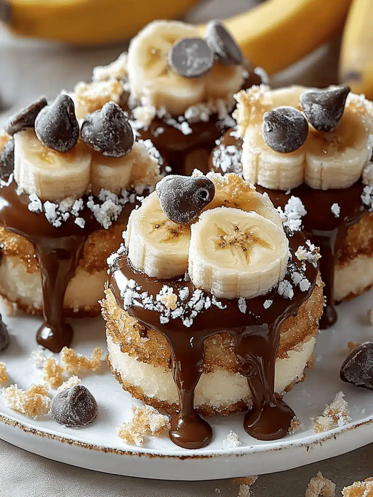 Frozen Chocolate Chip Banana Bites