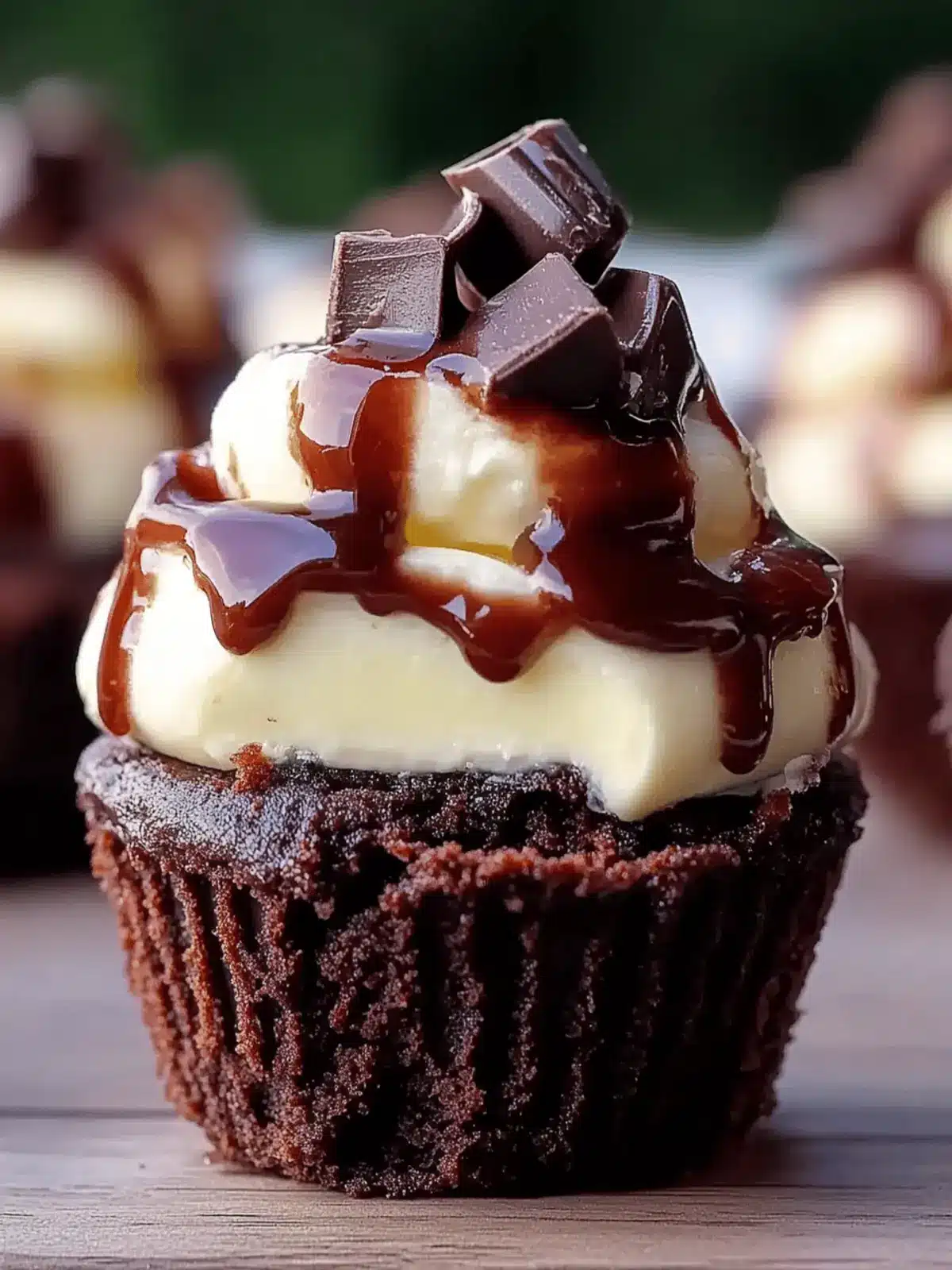 Loaded Brownie Cheesecake Cups