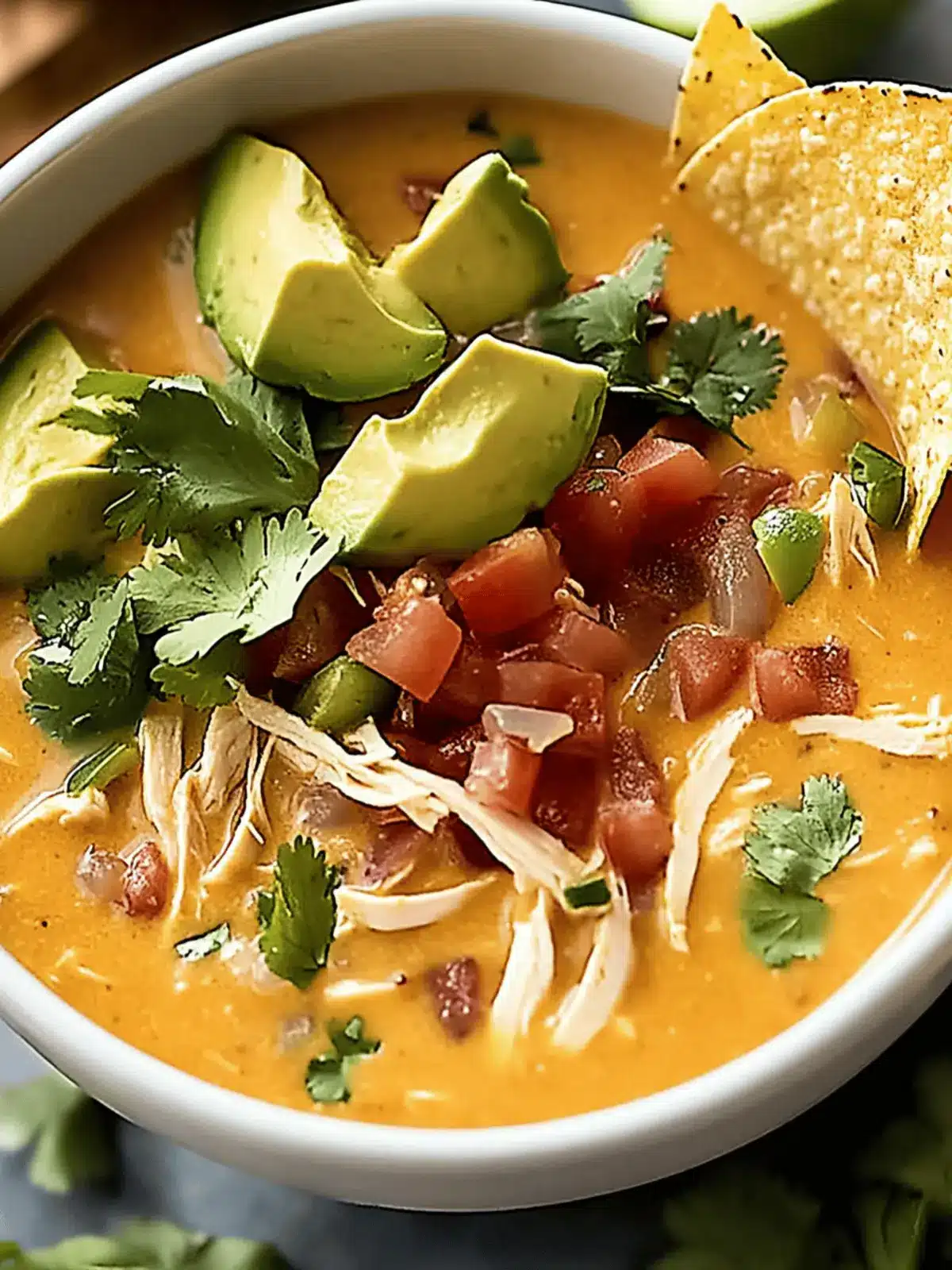 Creamy Chicken Tortilla Soup