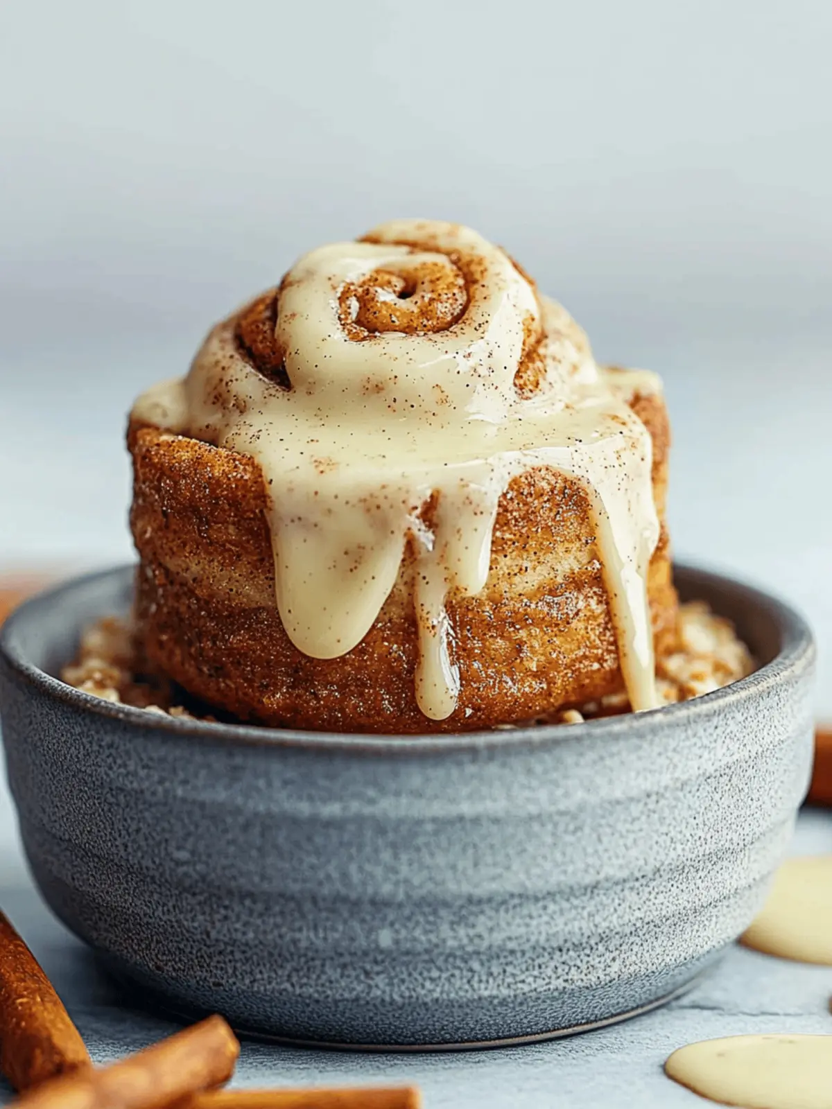 High-Protein Cinnamon Roll Baked Oats