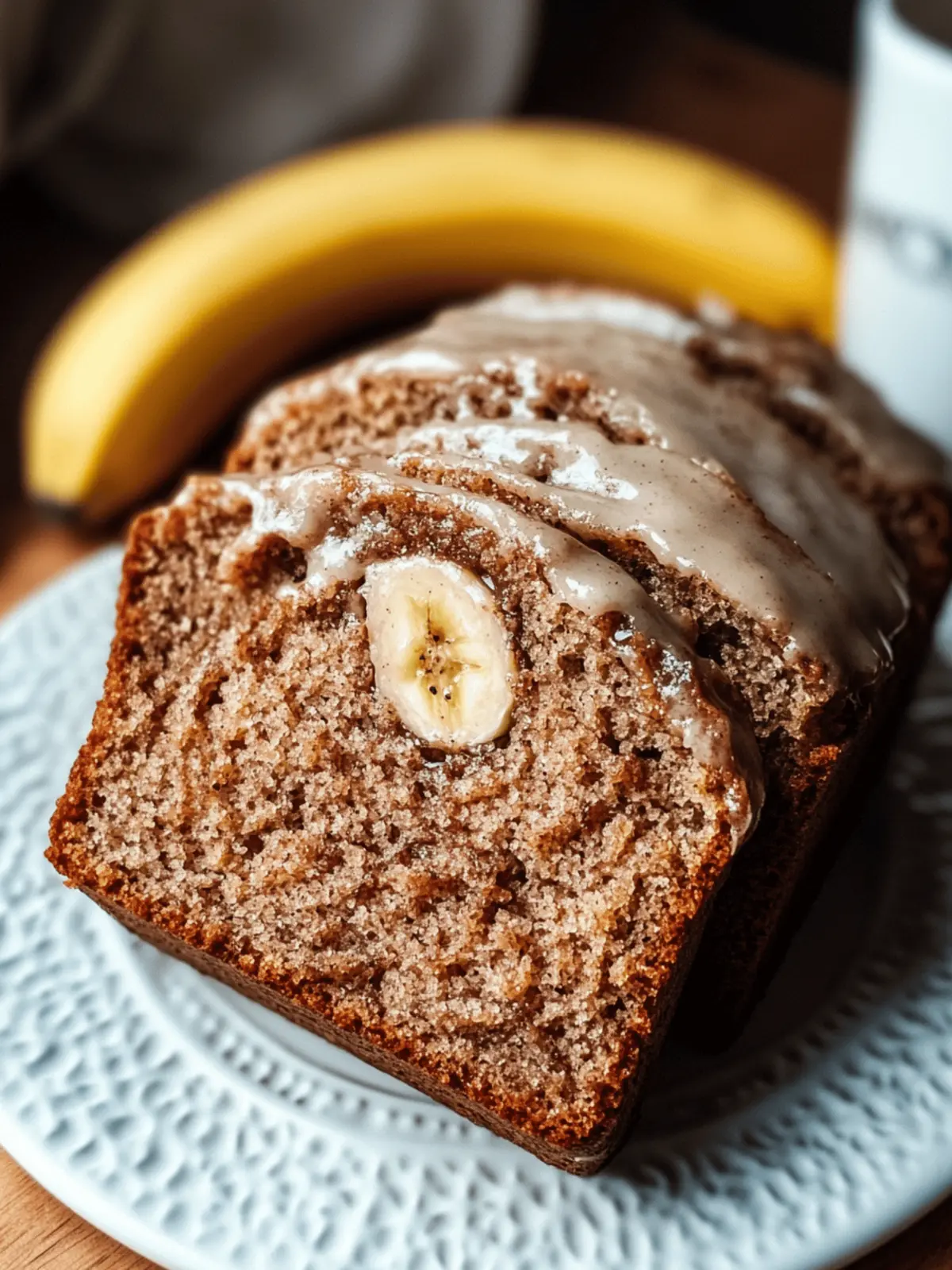 Vegan Cinnamon Sugar Banana Bread