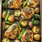 Sheet Pan Garlic Butter Chicken and Veggies
