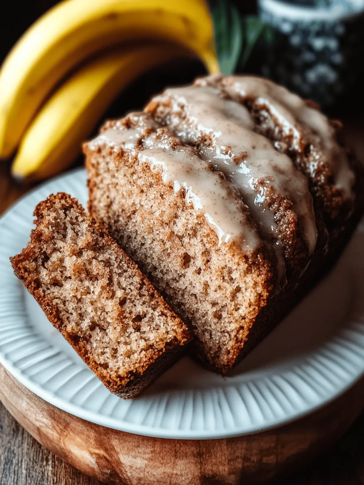 Vegan Cinnamon Sugar Banana Bread