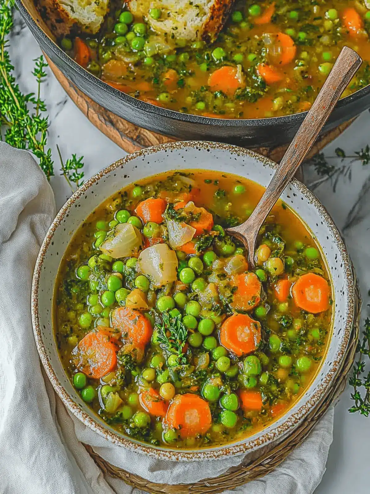 Romanian Green Pea Stew
