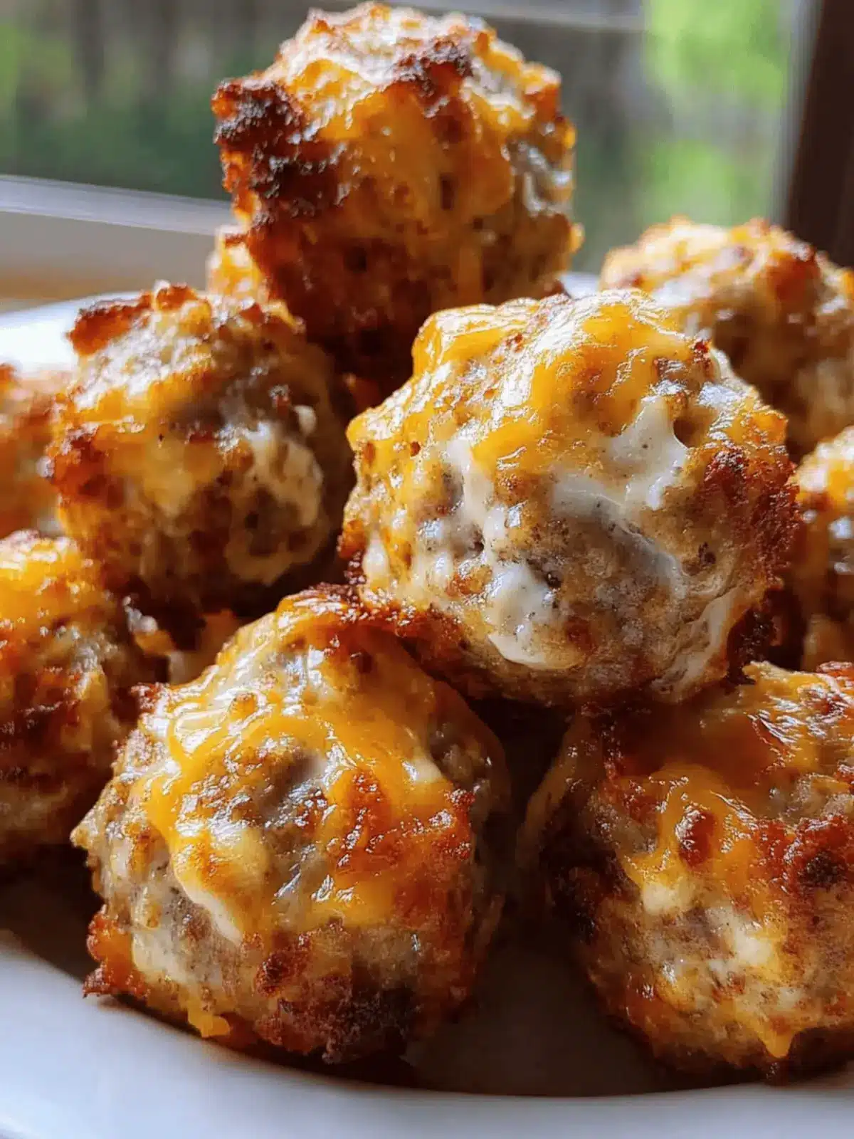 Rotel Cream Cheese Sausage Balls