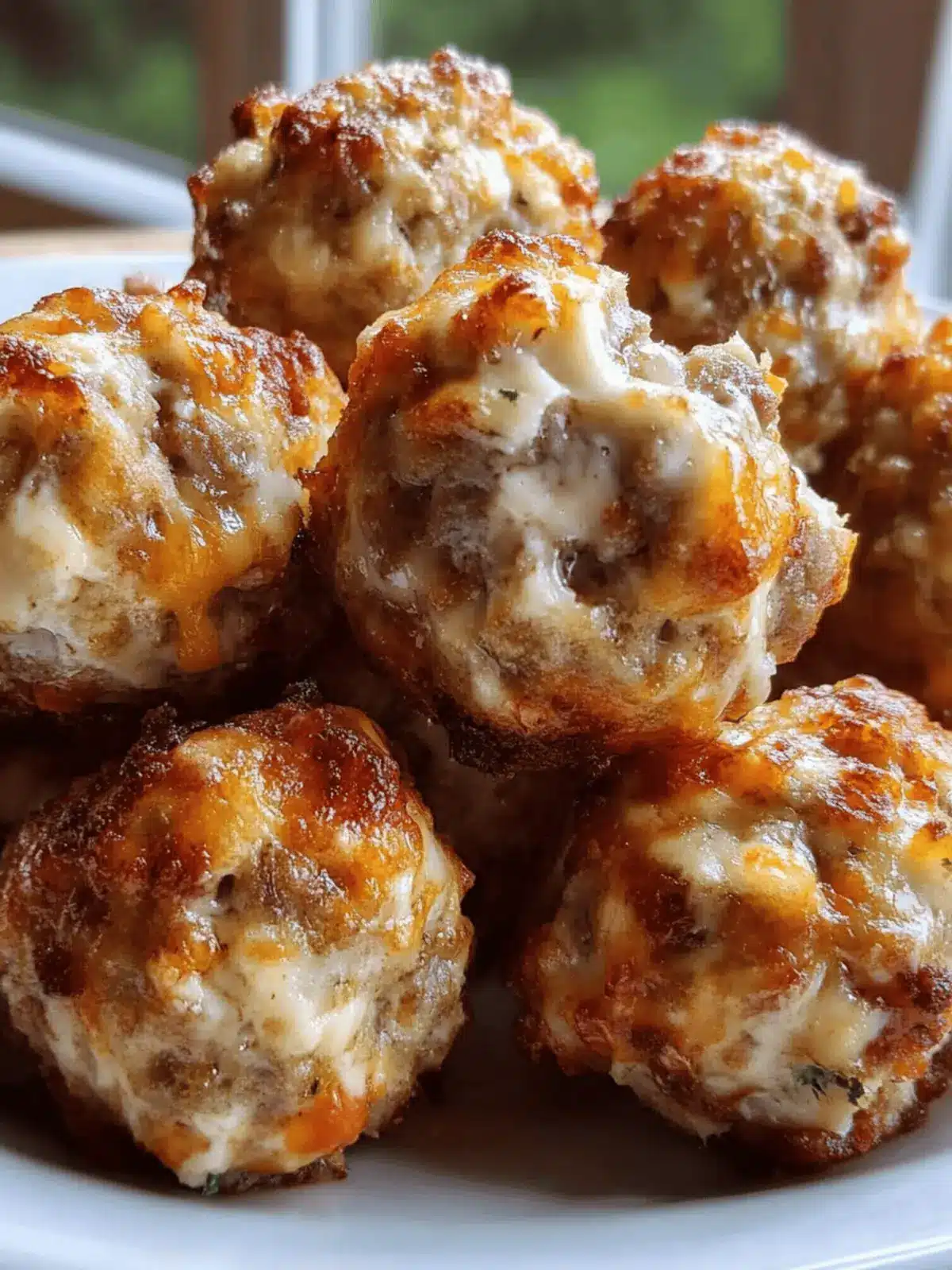 Rotel Cream Cheese Sausage Balls