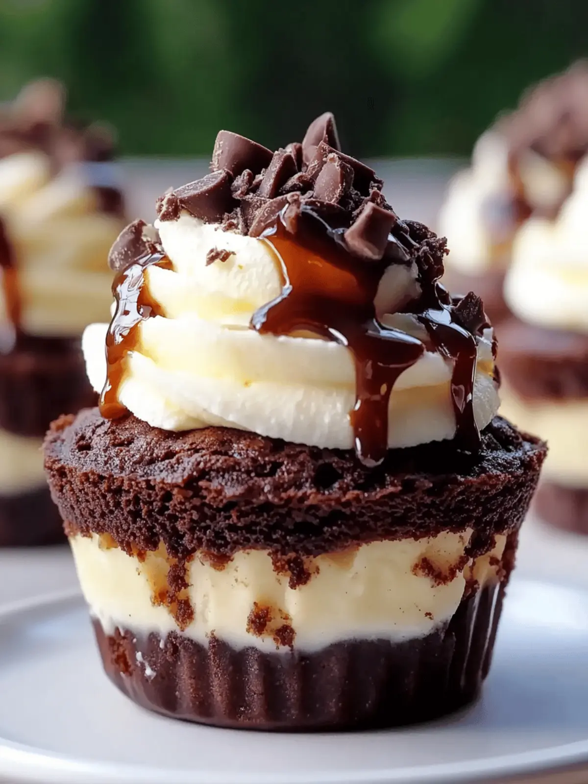 Loaded Brownie Cheesecake Cups