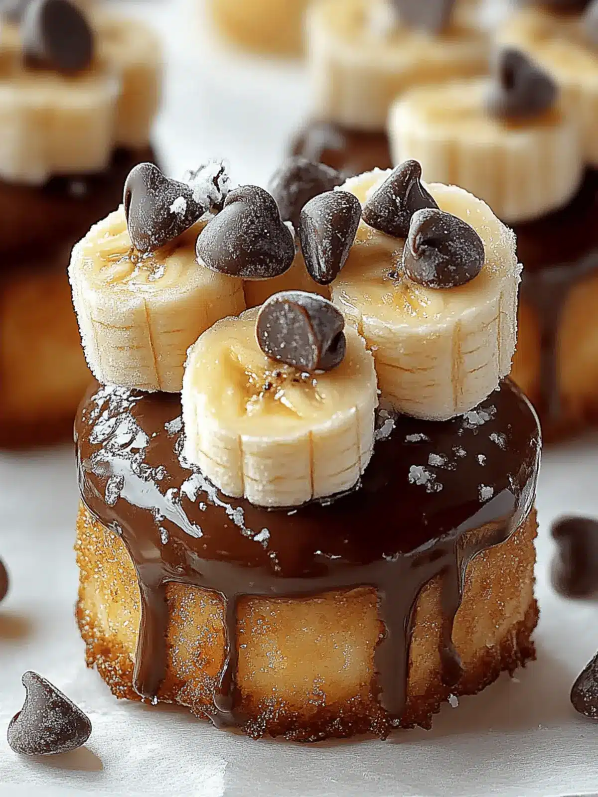 Frozen Chocolate Chip Banana Bites