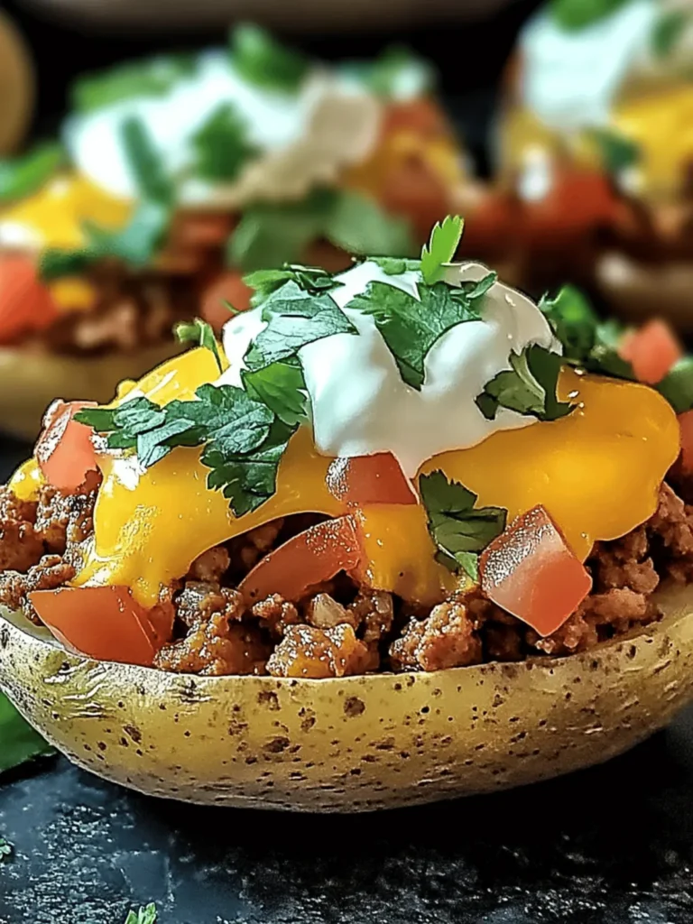 Cheesy Taco Potatoes