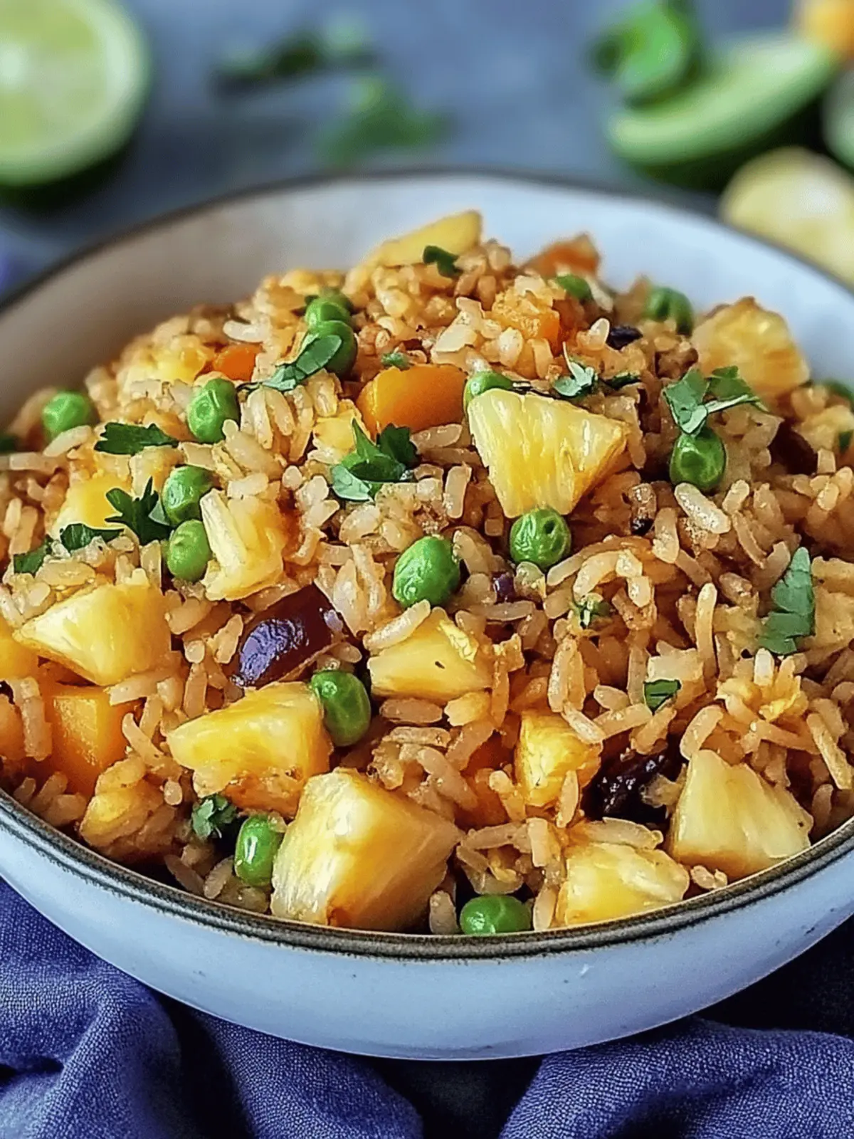 Vegetarian Pineapple Fried Rice