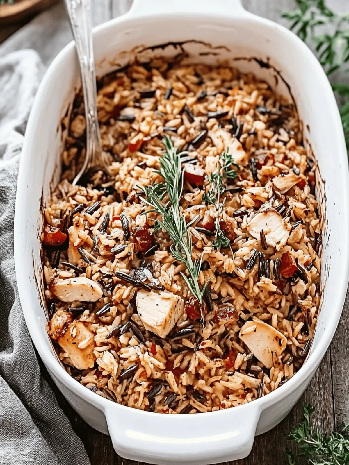 Turkey Wild Rice Casserole