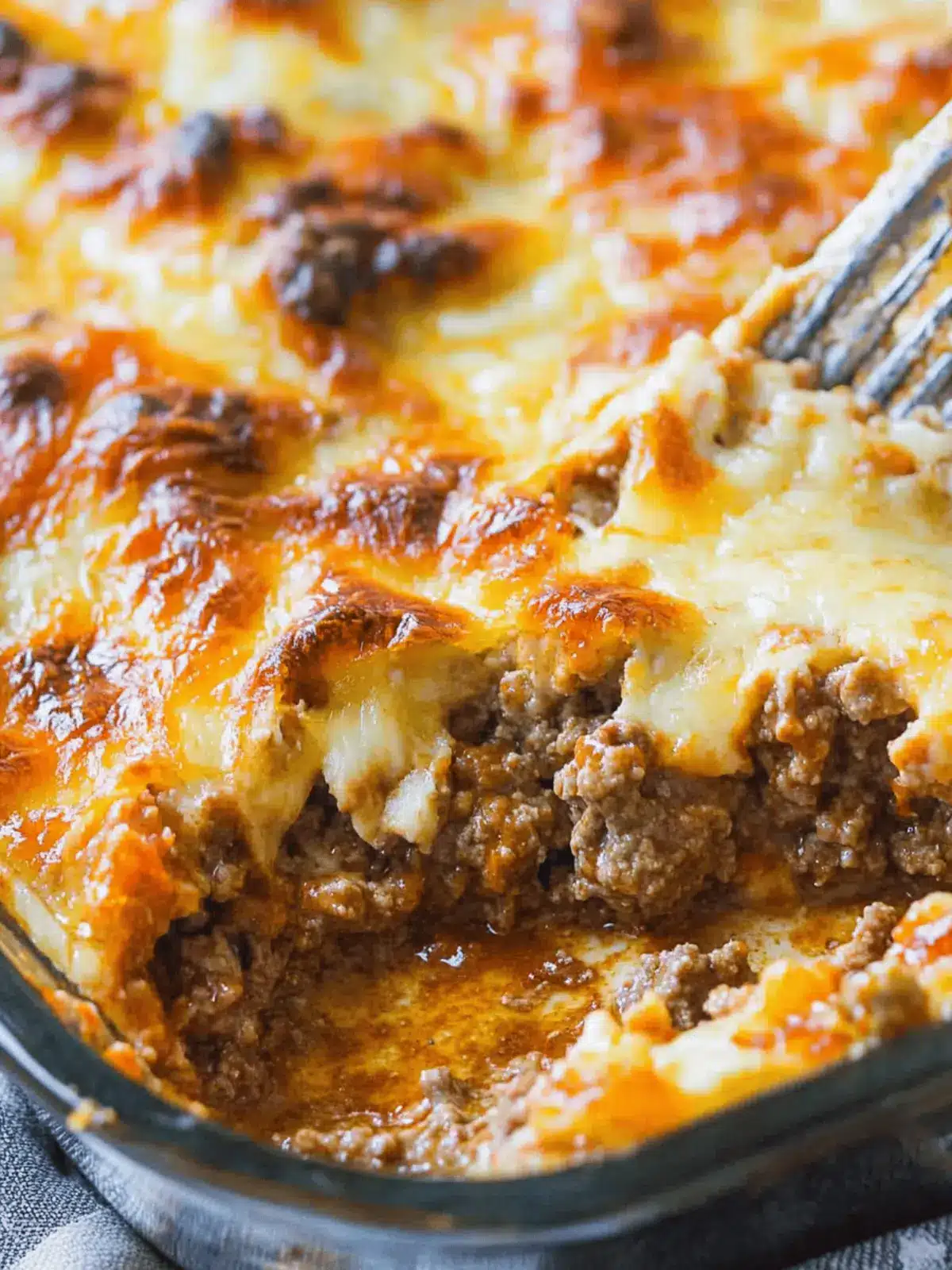 Keto Ground Beef Casserole