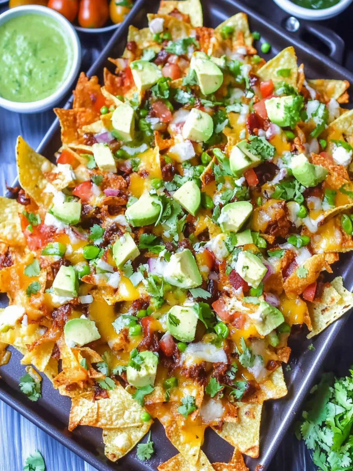 Vegetarian Indian Nachos