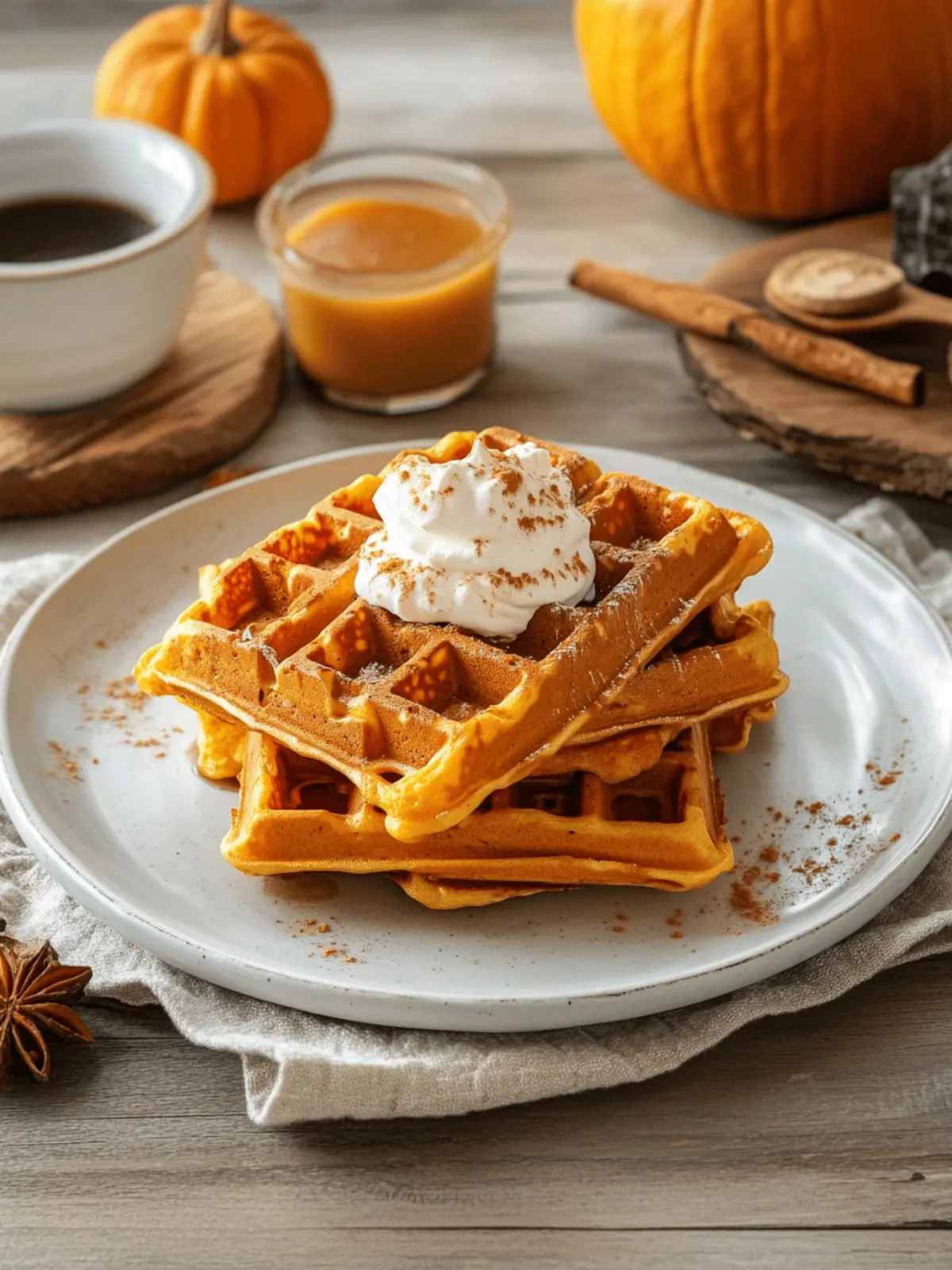 Pumpkin Waffles