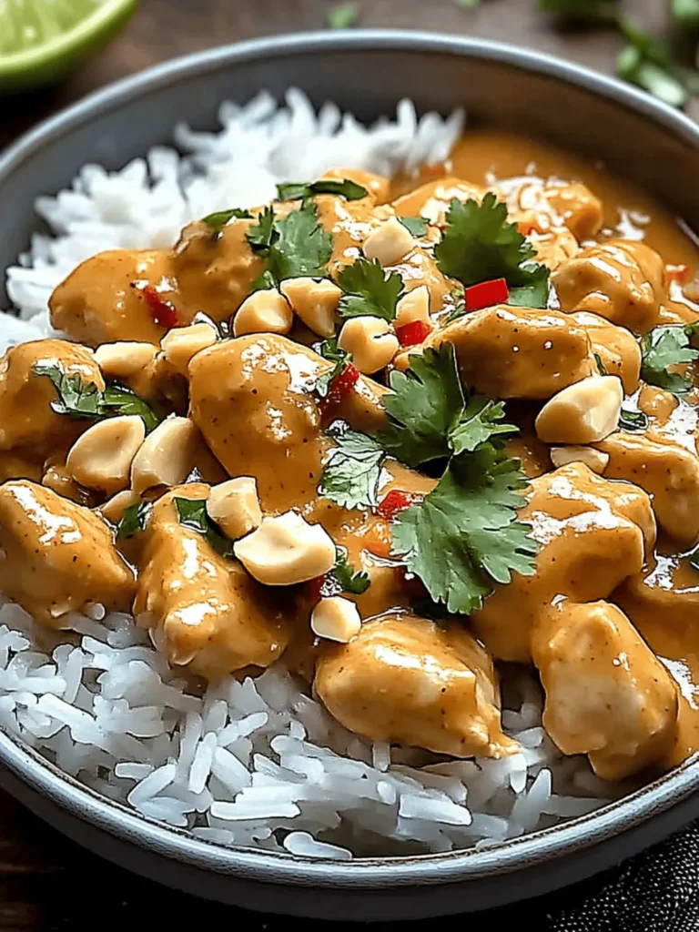Thai Peanut Chicken